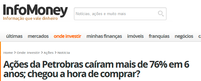 {{não acredite em mim - Infomoney}}