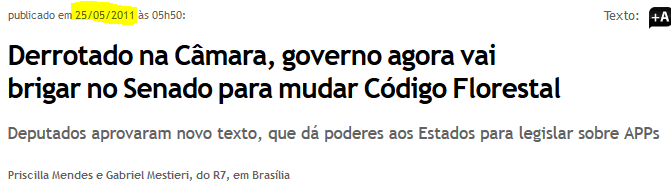 Derrotado na Câmara, governo agora vai brigar no Senado para mudar Código Florestal Derrotado na Câmara, governo agora vai brigar no Senado para mudar Código Florestal